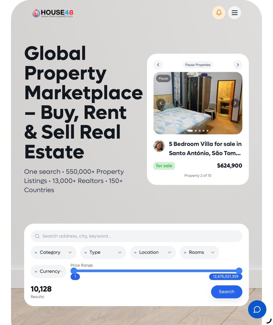 TheHouse48 — Global Property Marketplace